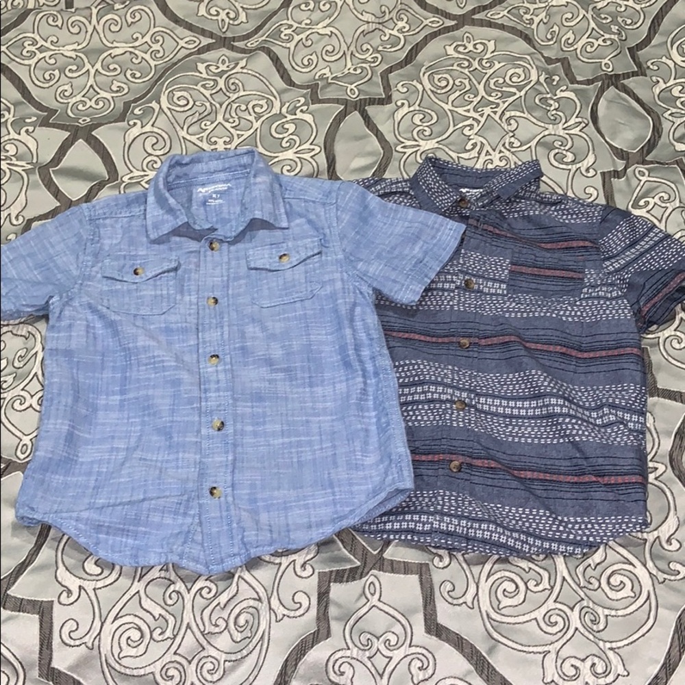 Pair of boys Arizona shirts